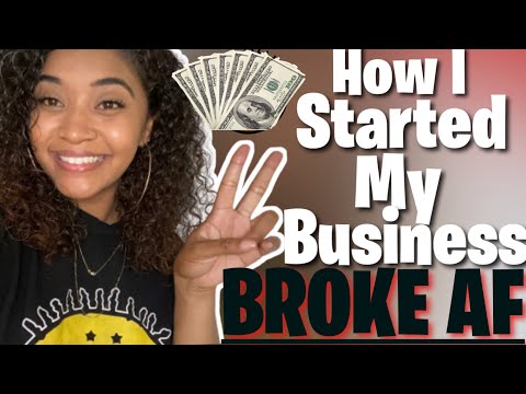 HOW TO START A BUSINESS WITH LITTLE TO NO MONEY-MY STORY [Video]