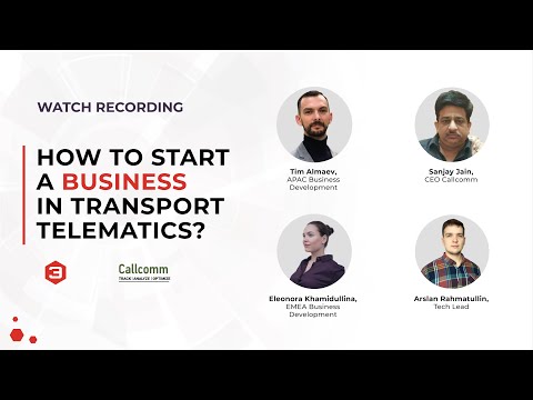 WATCH WEBINAR RECORDING “HOW TO START A BUSINESS IN TRANSPORT TELEMATICS?” [Video]