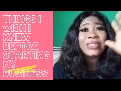 BUSINESS ADVICE/ WHAT I WISH I KNEW BEFORE STARTING MY BUSINESS [Video]