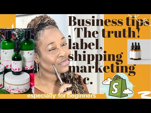 BUSINESS TIPS//TRUTH ABOUT STARTING A BUSINESS//SHOPIFY OR USPS//labels //branding [Video]