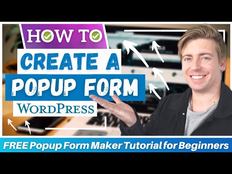 How To Create A Popup Form In WordPress For FREE | Popup Maker Tutorial for Beginners [Video]