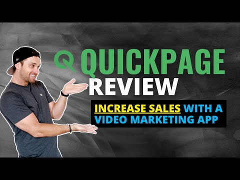 Quickpage Review ❇️  Increase Sales with Video Marketing! [Video]
