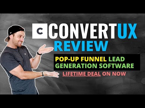 ConvertUX Review ❇️ Pop-up Funnel Lead Generation Software [Lifetime Deal] 😍 [Video]