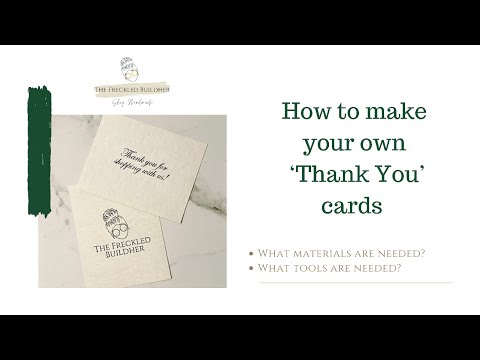 How to Make ‘Thank You’ Cards | Business Branding [Video]
