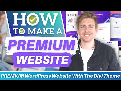 How To Make A PREMIUM Small Business Website | WordPress & Divi Theme [Video]