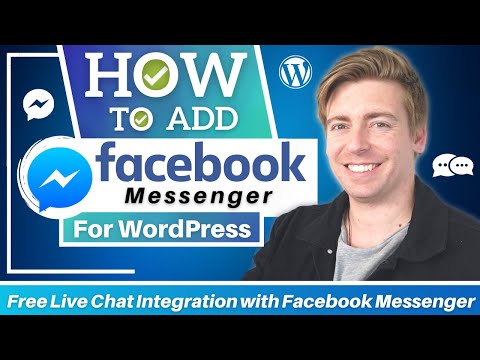 How to Add Facebook Messenger to WordPress Website | Free Live Chat Integration 2021 [Video]