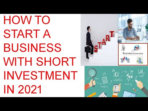 How to start a business in 2021/How to start a business in short investment 2021 [Video]