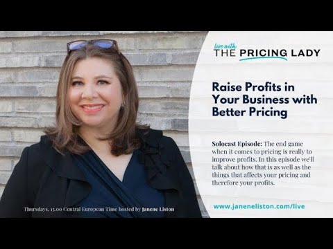 Raise Profits in your Small Business with Better Pricing [Video]
