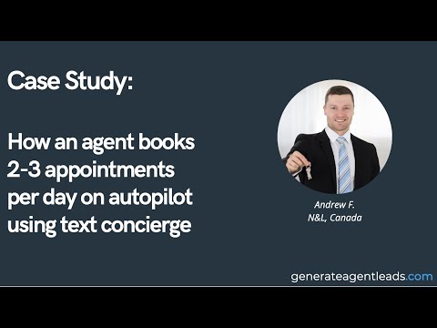 How An Agent Books 2-3 Appointments A Day | Generateagentleads Text Concierge Walkthrough [Video]