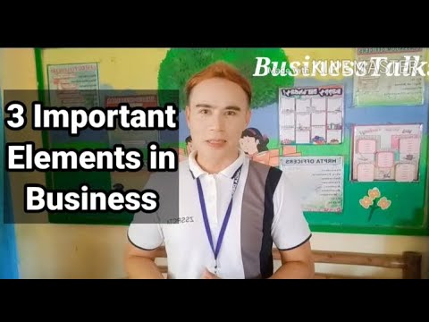 Learn the 3 Important Elements Before Starting a Business [Video]