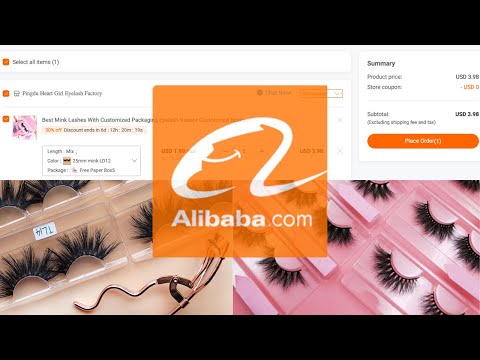 HOW TO START A BUSINESS | HOW TO USE ALIBABA PT. 2 | PLACE AN ORDER WITH ALIBABA | FREE LASH VENDORS [Video]