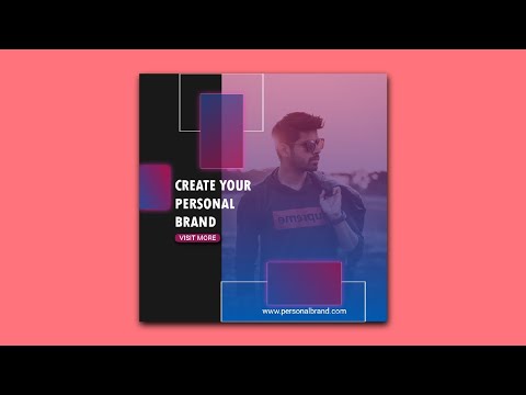 Personal Branding Poster Design in Social Media || Business Marketing and Update your Profile || [Video]