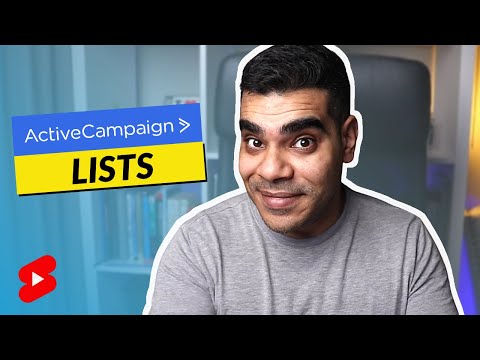 Manage Lists Better In Active Campaign #Shorts [Video]