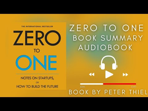 Zero to one in English | book summary in English | How to start a business or startup [Video]