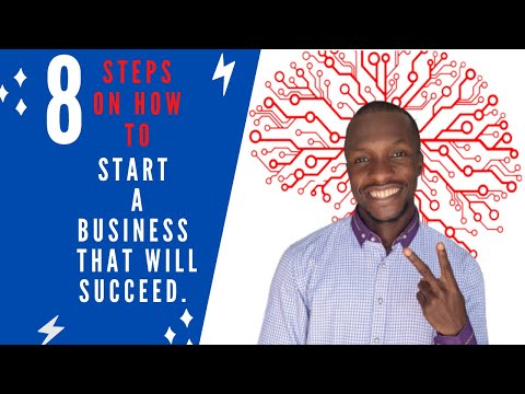 8 Steps on how to start a business that will succeed. | How to start a successful business [Video]