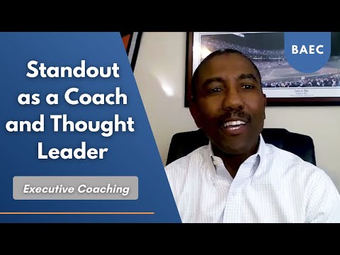How to distinguish yourself as an executive coach and thought leader? with Mike Williams [Video]