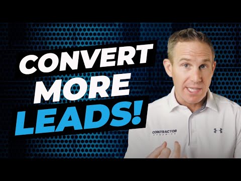 Lead Conversion for Roofing Companies | Set More Appointments With This Simple System [Video]