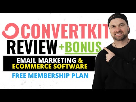 Convertkit Review & Tutorial ❇️ Email Marketing & Ecommerce Software 🙌 [Video]