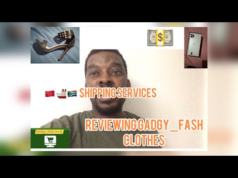 Reviewing gadgy_fash clothes and starting a business from China to 🇿🇦: international runners 101 [Video]