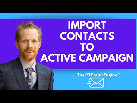 Import your Existing Contacts into Active Campaign [Video]