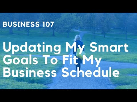 Updating My Smart Goals To Fit My Changing Business Schedule – How To Start A Business 107 [Video]