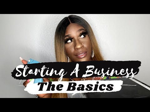 Starting A Business | The Basics | Legal Purposes | Social Media [Video]