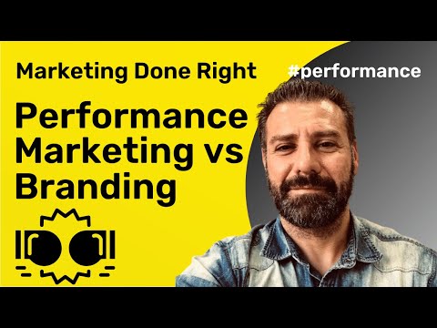 Performance Marketing and Branding can Work Side by Side for Short, Medium and Long Term Goals. [Video]