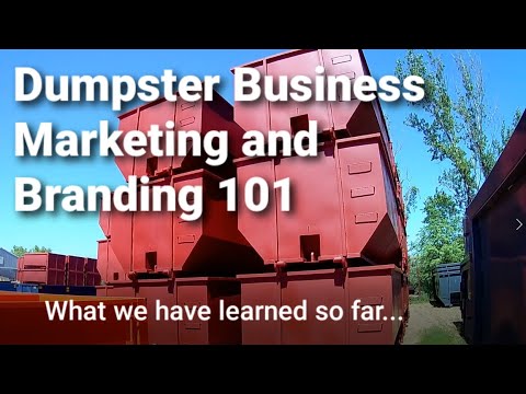 MARKETING AND BRANDING 101 | DUMPSTER RENTAL BUSINESS [Video]