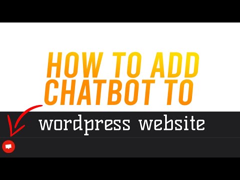 How to add Chat bot to WordPress Website | Starting a business [Video]