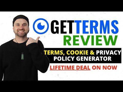 GetTerms Review ❇️  Website Privacy Policy Generator [Lifetime Deal] 🔥 [Video]