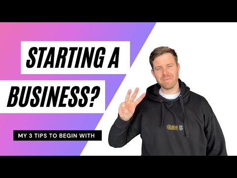 3 TIPS TO STARTING A BUSINESS | Zachary Fletcher [Video]