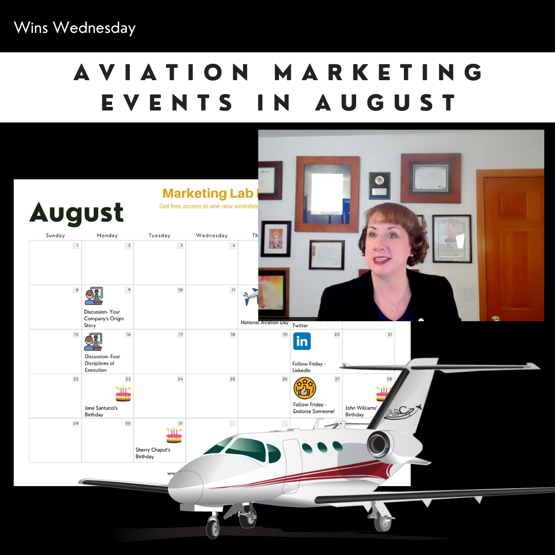 Aviation Marketing Events for August 2021 [Video]