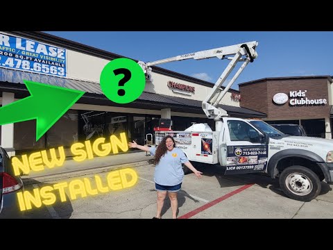 NEW SIGN INSTALLED FOR RETAIL STORE | HOW TO START A BUSINESS IN 2021 | VLOG PART 12 #business [Video]