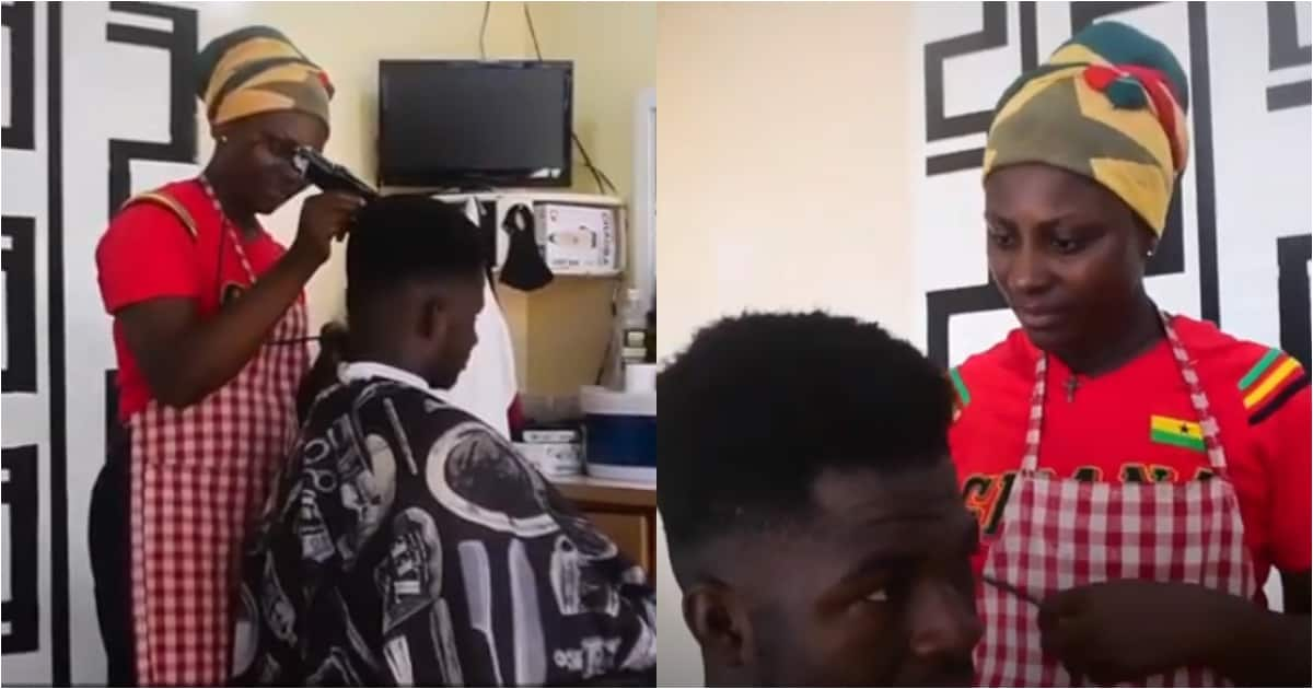 Fidelia Adogo: Meet the Ghanaian single mother who works as a barber to cater for her 3 children  Ghana news [Video]