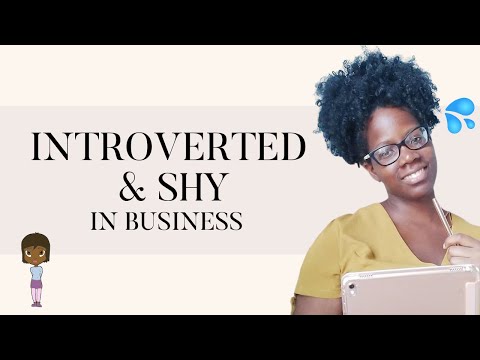 Starting a Business w/ CONFIDENCE when SHY & Introverted – Tips to ease the anxiety 😐 [Video]