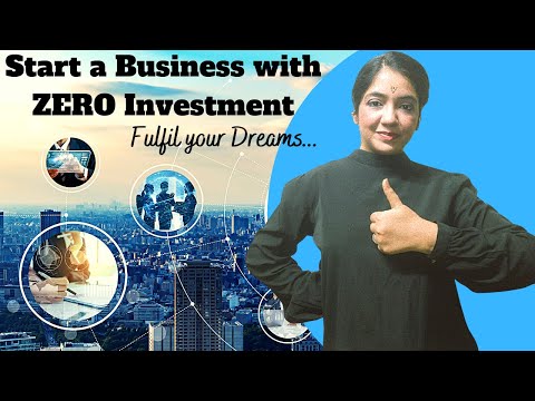 How to Start a Business with ZERO INVESTMENT? in English [Video]