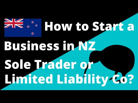 Which One?  Sole Trader or Limited Liability Company?  How to Start a Business in New Zealand [Video]