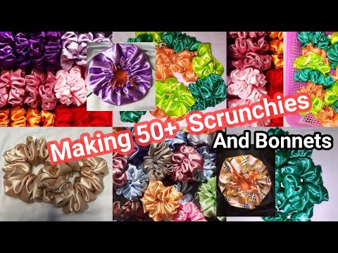 Packaging 50 Scrunchies & Bonnets For Someone Who Is Starting A Business + A Business Secret For You [Video]