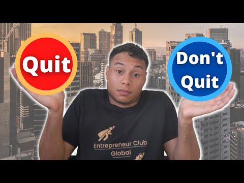 DON’T Quit Your Job & Start A Business Until You WATCH THIS [Video]