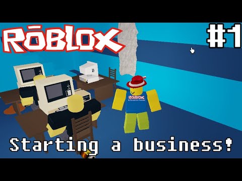 Starting a Business! Online business simulator Roblox [Video]
