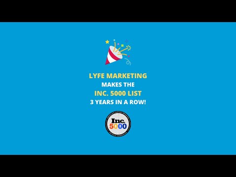 LYFE Marketing Made The Inc. 5000 List 3 Years In A Row! #Shorts [Video]