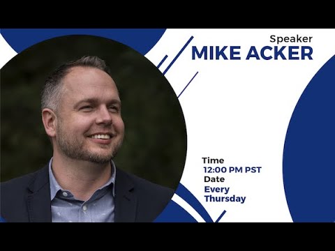 Learn to SPEAK with CONFIDENCE | Weekly Webinar with Public Speaking and Executive Coach Mike Acker [Video]