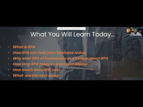 Webinar: Robotic Process Automation (RPA) 101 – Business Automation Made Simple! [Video]