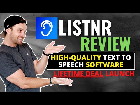 Listnr Review ❇️ Amazing Text to Speech Software [Lifetime Deal] 🔥🔥 [Video]