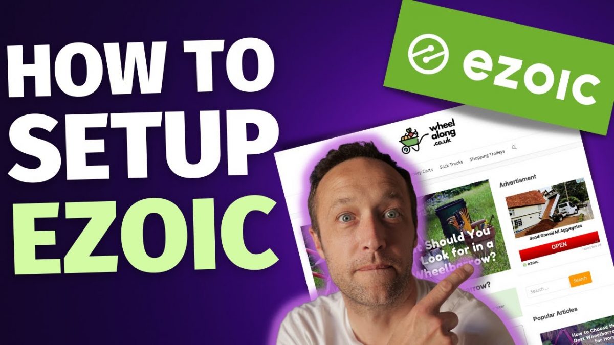 How To SETUP EZOIC ADS And EZOIC LEAP (Over The Shoulder Tutorial) [Video]