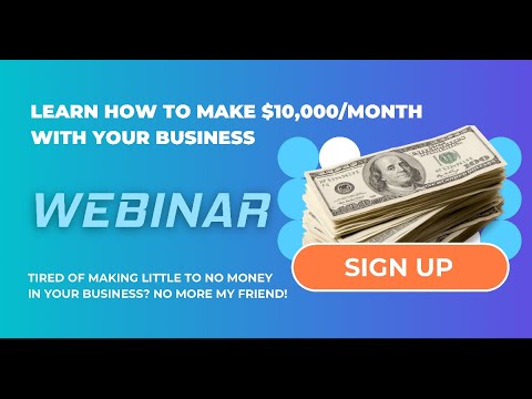$10,000/M Webinar By Jose Silvera | Learn Branding, Business Structure, Marketing, Sales & More! [Video]