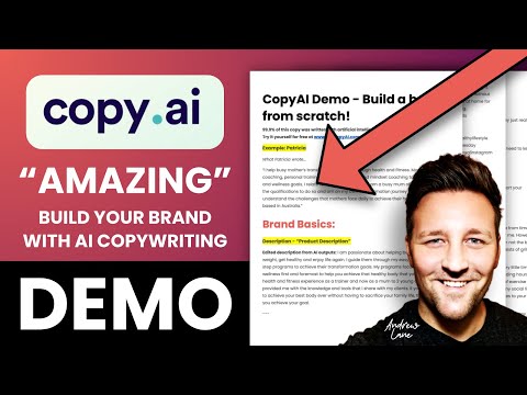 Demo: How To Use CopyAI For Branding & Digital Marketing [Video]