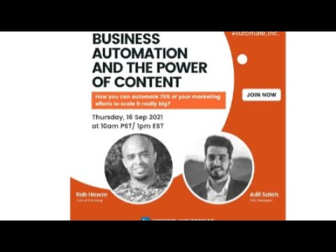 Business Automation & The Power of Content [Video]