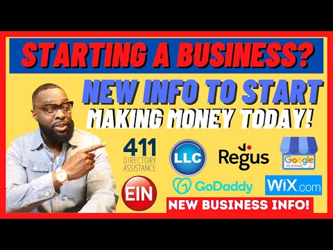 STARTING A BUSINESS?/NEW BUSINESS?/CHECK OUT THIS NEW UPDATED INFO TO START MAKING MONEY TODAY! [Video]