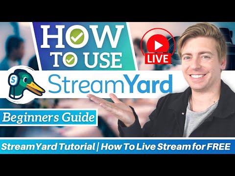 StreamYard Tutorial for Beginners | How To Live Stream for FREE! [Video]